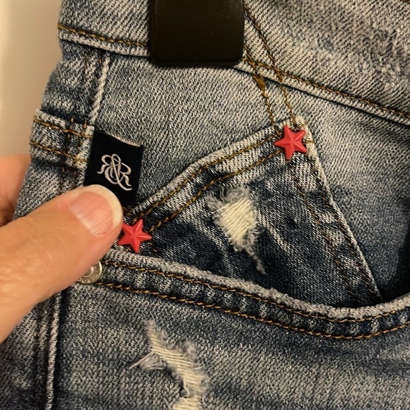 Rock & Republic Bumpershoot USA Memorial Day July 4th‎ Distressed Short women 8 - Picture 2 of 12